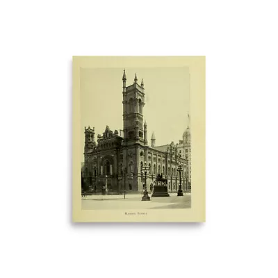 Philadelphia - Masonic Temple - Vintage Historic Photograph Reprint • $16.75