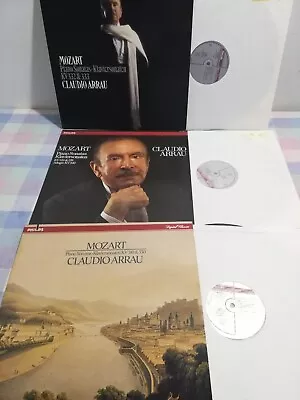 3 Lps CLAUDIO ARRAU MOZART PIANO SONATAS 570/576/540 332/333.310/330 PHILIPS • $50