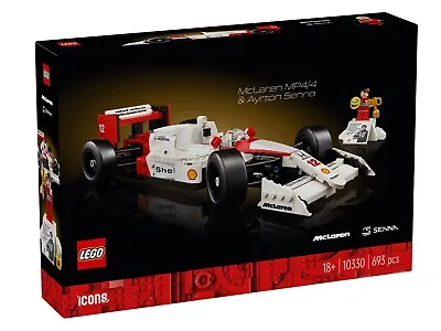 LEGO ICONS 10330 McLaren MP4/4 Ayrton Senna - Brand New Release - In Stock Now! • $114.53
