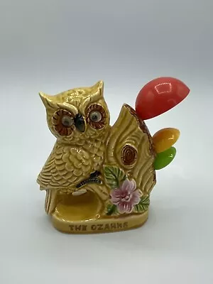 Vintage Owl Measuring Spoon Holder Japan The Ozarks One Spoon Missing • $12.99