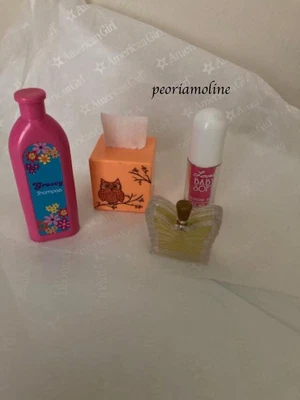 $29.95 • Buy American Girl Doll Julie Groovy Bathroom Accessories~NEW~Perfume~Tissue