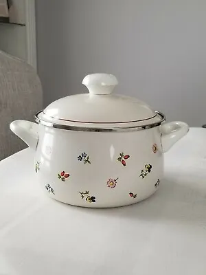 VILLEROY & BOCH PETITE FLEUR Prinz Enameled STEW STOCK Pot Cookware • $300