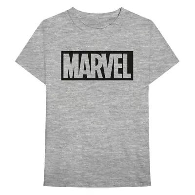 £10.95 • Buy Marvel Comics Official Logo New Grey T-Shirt