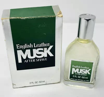 Vintage English Leather Musk After Shave 2oz Splash Aftershave • $24.99