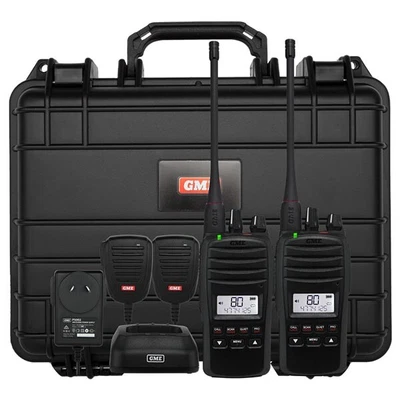 $810.85 • Buy GME TX6600S 5 Watt UHF CB Handheld Radio Twin Pack