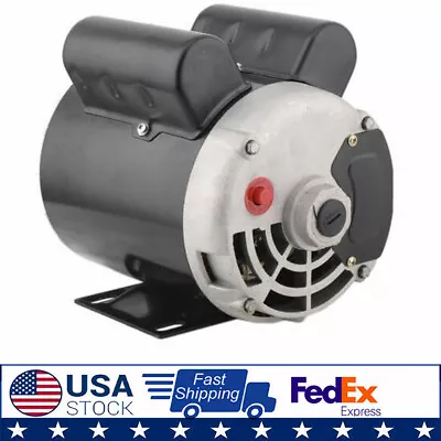 2 HP SPL Compressor Duty Electric Motor 3450 RPM 56 Frame 5/8  Shaft 115/230V • $122.55