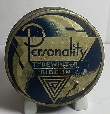 Vintage Personality Typewriter Ribbon Tin Empty From Lakewood Ohio • $11.98