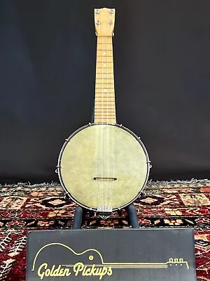 Vintage 1930s Gretsch Clarophone Resonator Banjo Ukulele Banjolele Maple 21  • $235