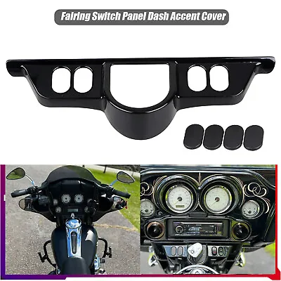 New Switch Dash Panel Accent Cover For Harley Street Glide Trike Parts 96-13 • $21.83