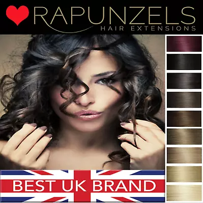 £29.99 • Buy Human Hair Extension Clip In DIY Weave Hair Weft 20  Long 20grams - 10+ COLOURS