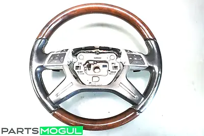 09-12 Mercedes R230 SL550 CLS550 Driving Wheel Wood W/Paddle Shifters OEM • $420