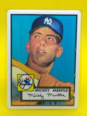 Mickey Mantle R & N Archives A/P Hard Plate 1952 Topps #311 • $50