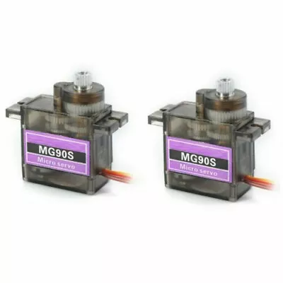 2 Pack MG90S Metal Gear Micro Servo For Boat Car Plane RC Helicopter Arduino • $8.49