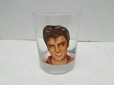 Elvis Presley The King  Picture Photo Glass Cup 4  • $14.99