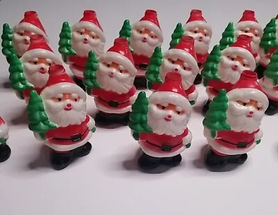 19 VTG Santa &Snowman Light Cover For String Lights Plastic Blow Mold Christmas  • $24.99