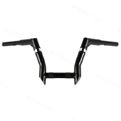 Black 10  Rise Handlebar Ape Hanger For Harley Softail FLSS FLSTC FLSTF 2000-17 • $383.27