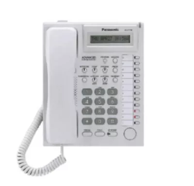 Panasonic KX-T7730E Hybrid System Phone White Refurbished Free Shipping • £40