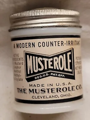 Nice Musterole Better Then A Mustard Plaster Embossed W Label Lid Cleveland Ohio • $29.99