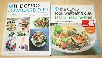The CSIRO Low-Carb Diet + Total Wellbeing Diet Fast & Fresh Recipes • $29.99