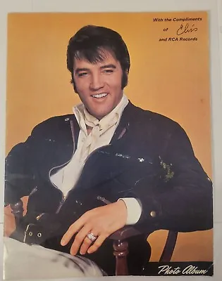 Elvis Presley RCA Records Souvenir Tour Photo Album 1970 Yellow  20 Pages • $171