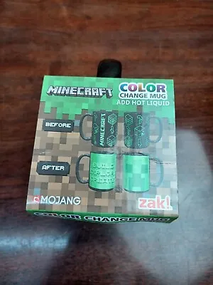 Minecraft Zak! Color Change Mug 15oz New Multicolor Add You Hot Coffee/tea  2020 • $14.55