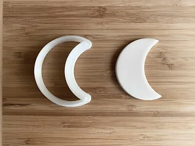 Moon Cookie Cutter Fondant Crescent Jewelry Mini Clay Earring Geometric Cutter • $2.50