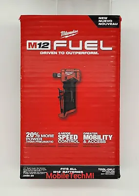 Milwaukee 2485-20 M12 FUEL 1/4  Right Angle Die Grinder (Tool Only) - NIB Sealed • $159.98