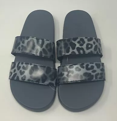 Victoria's Secret Pink Slides Slip On Sandals Slippers Flip Flops Sz M 7/8 Gray • $22.50