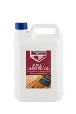 £27.95 • Buy Bartoline Boiled Linseed Oil Wood Sealer And Protector Natural Sheen 5 Litre 