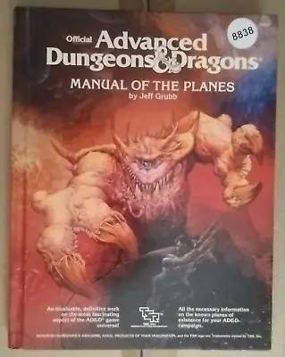 Advanced Dungeons & Dragons: Manual Of The Planes   #8838 • $89.60