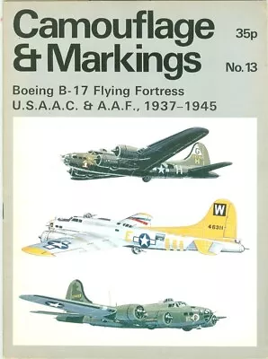 Ducimus-WWII-Aviation-USAAF-B-17 Flying Fortress-Camouflage & Markings-Guide! • $6.99