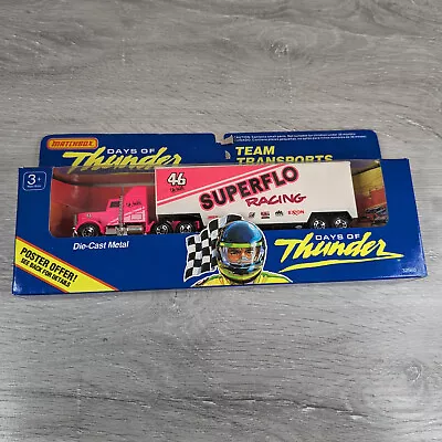 Matchbox 1990 Days Of Thunder Transporter - Superflo / Cole Trickle - New • $24.95