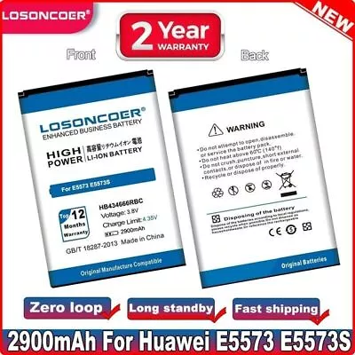 LOSONCOER 2900mAh HB434666RBC Battery For Huawei E5573 E5573S E5573S-32... • $31.75
