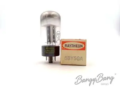 Vintage Raytheon 6BY5GA Full-Wave Vacuum Rectifier Damper TV Audio Vacuum Tube V • $48