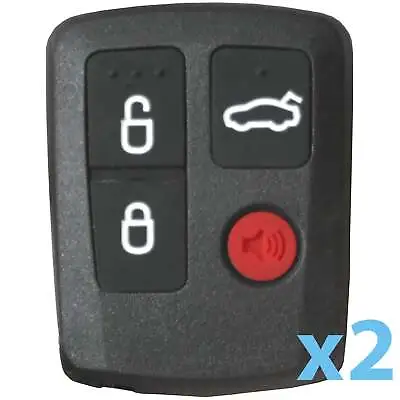 2 X To Suit Ford BA BF Falcon Sedan/Wagon Keyless Car Remote 4 Button Keypad • $15.95