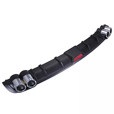 $48.98 • Buy Universal Car Rear Bumper Lip Diffuser Splitter Lower Valance Sport Style 51 X5 