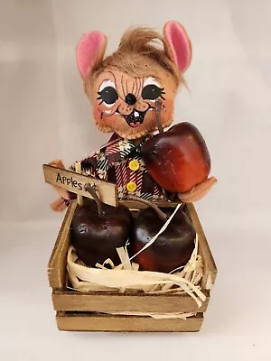 2017 Annalee Autumn/Fall Doll - 6  Apple Picking Mouse • $14.99