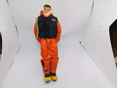 Vintage GI Joe Doll ~ Action Figure 12  W/Fire Rescue Outfit ~ Hasbro PFD P.F.D. • $18.41