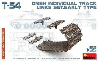 MIN37046 - Miniart 1:35 - T-54 OMSh Track Link Set. Early Type • £7.50