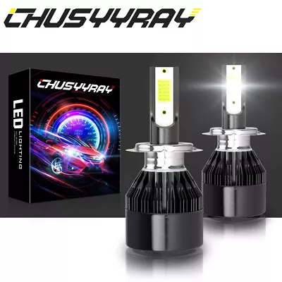 For Benz GL450 2007-2012 Super White H7 LED Headlight High/Low Beam Bulbs 2x • $14.99