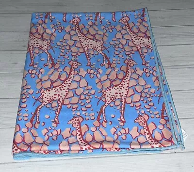 Manduka EQua Mat Yoga Towel Giraffes Print Blue Quick Drying Microfiber • $29.99