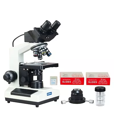 Bright/Darkfield Digital Microscope 40X-2000X +Slides+Covers With Plan Objective • $824.99