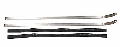 1968-1970 B Body Stainless Steel Gas Fuel Tank Straps With Pads 68 69 70 MOPAR • $59