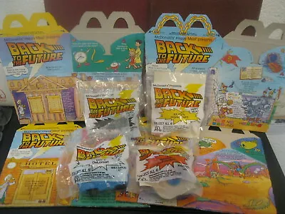 Back To The Future   Complete Toy & Happy Meal Box Set     McDonald's 1992 • $26.88