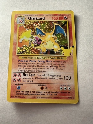 $80 • Buy Pokémon TCG Charizard Celebrations: Classic Collection 4/102 Holo Rare NM