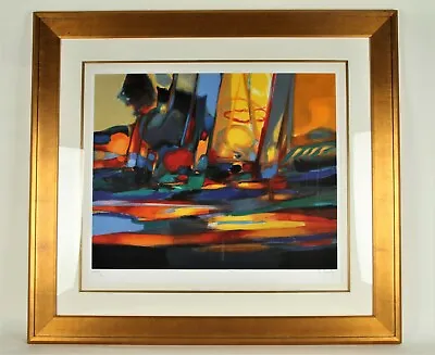  Le Coupe De Soleil  By Marcel Mouly Signed Framed Lithograph EA 21/30 • $1400