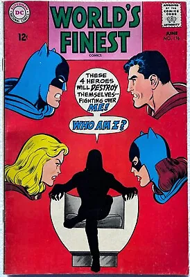 World's Finest #176 (1968)  NEAL ADAMS ART Batman Batgirl Superman Supergirl • $17.50