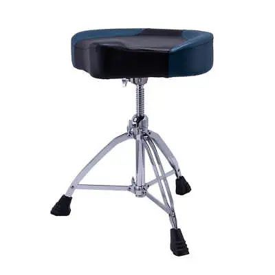 Mapex Double Braced 3-Leg Drum Throne W/Blue Leatherette Saddle Top • $209