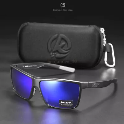 Square Polarized Driving Sunglasses Outdoor Sports Fishing Shades Glasses NEW • $23.26