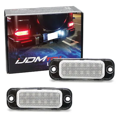 18-SMD Full LED License Plate Lamps For Mercedes 2013-18 2019-up G-Class Wagon • $23.39